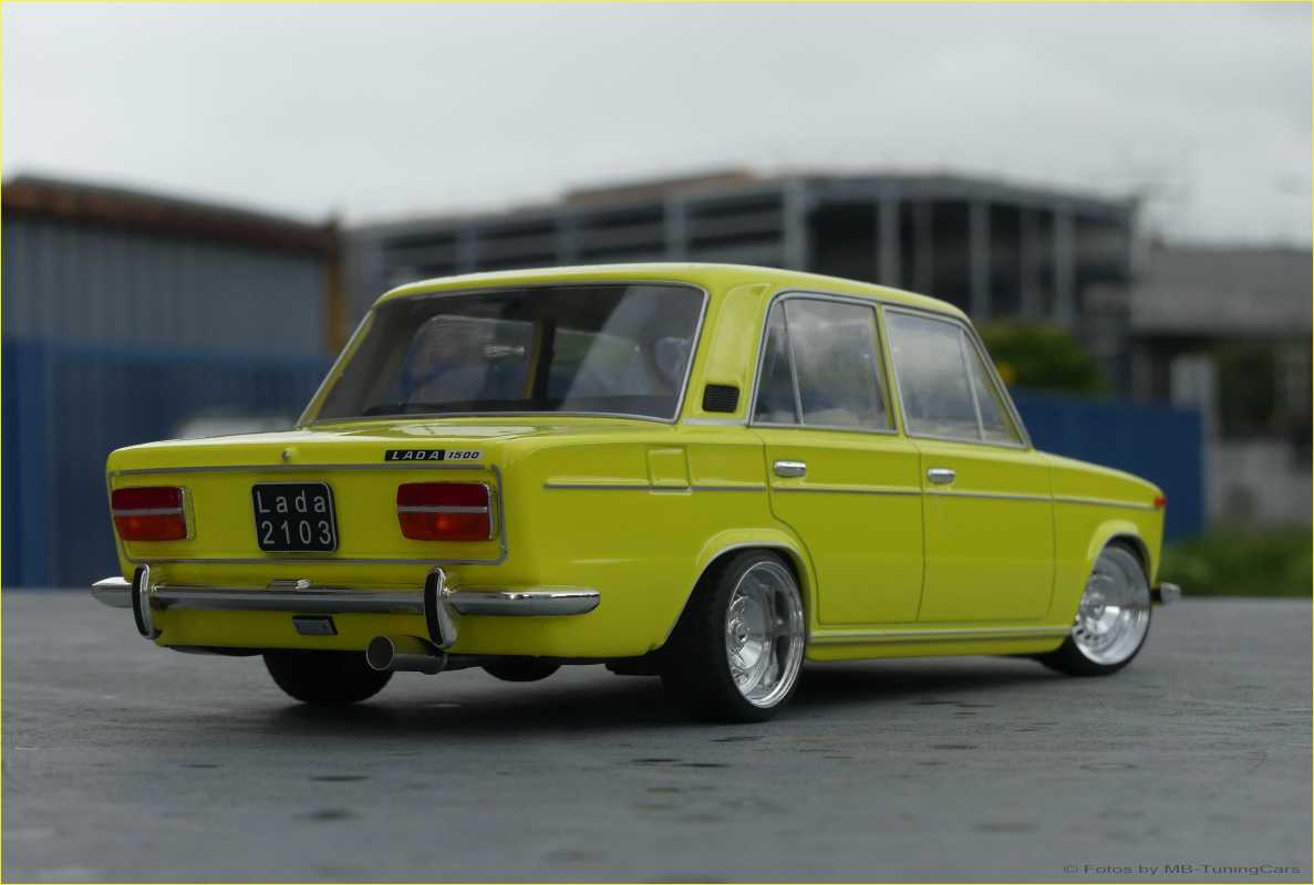 1:18 Lada 2103 DDR / Ost Car Gelb Edition inkl. OVP